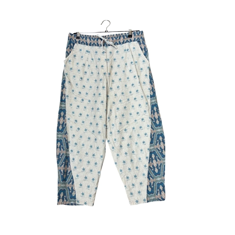 Market of Stars Head in the Clouds Artist Pants Celestial Star Print Cropped